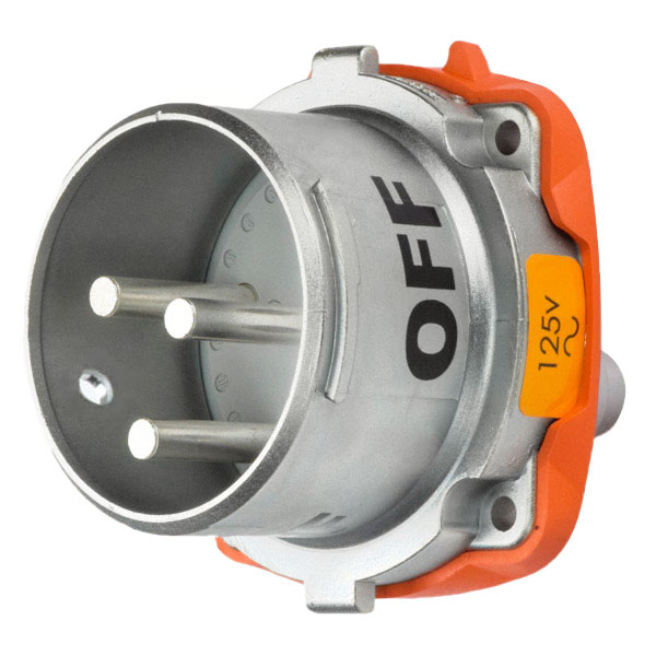 37-68075 - DS60 INLET METAL SIZE 4 TYPE 3R 1P+N+G 60A 125 VAC 60 Hz NO AUX